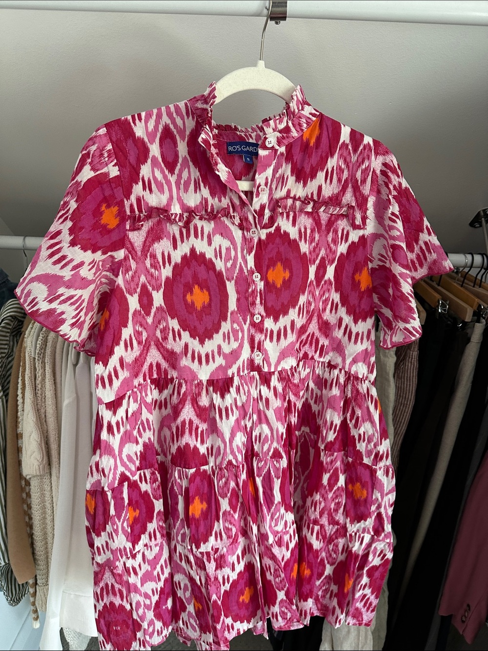 Ro’s Garden Vibeka Short Sleeve Mini Dress